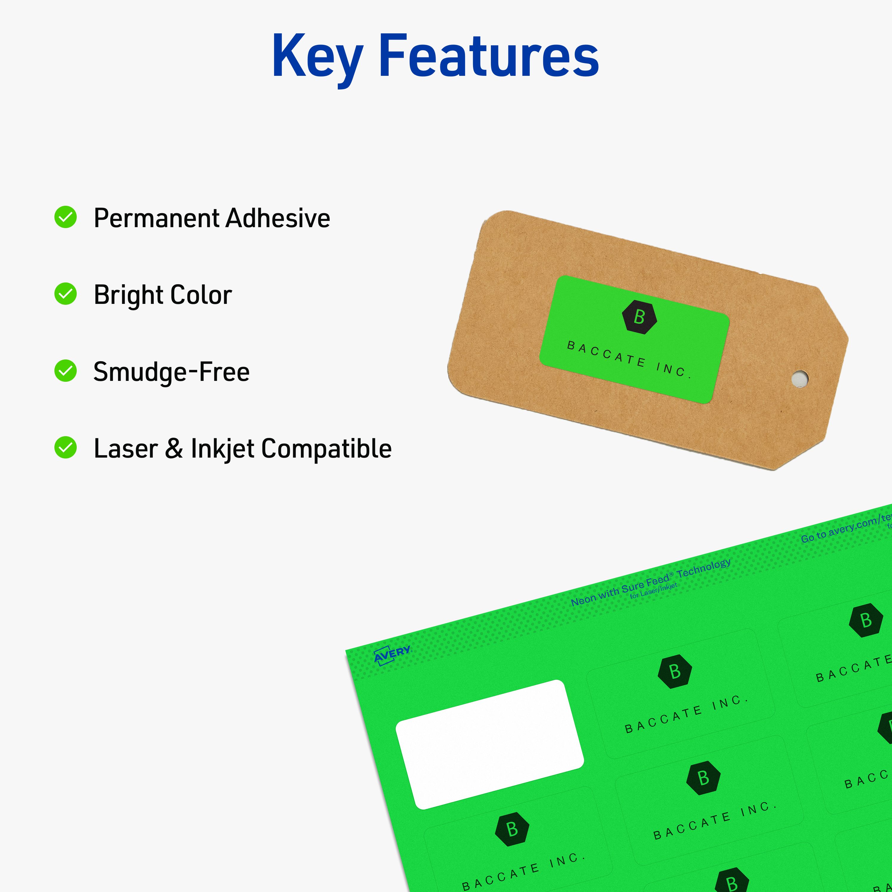 Neon Green Labels, 1
